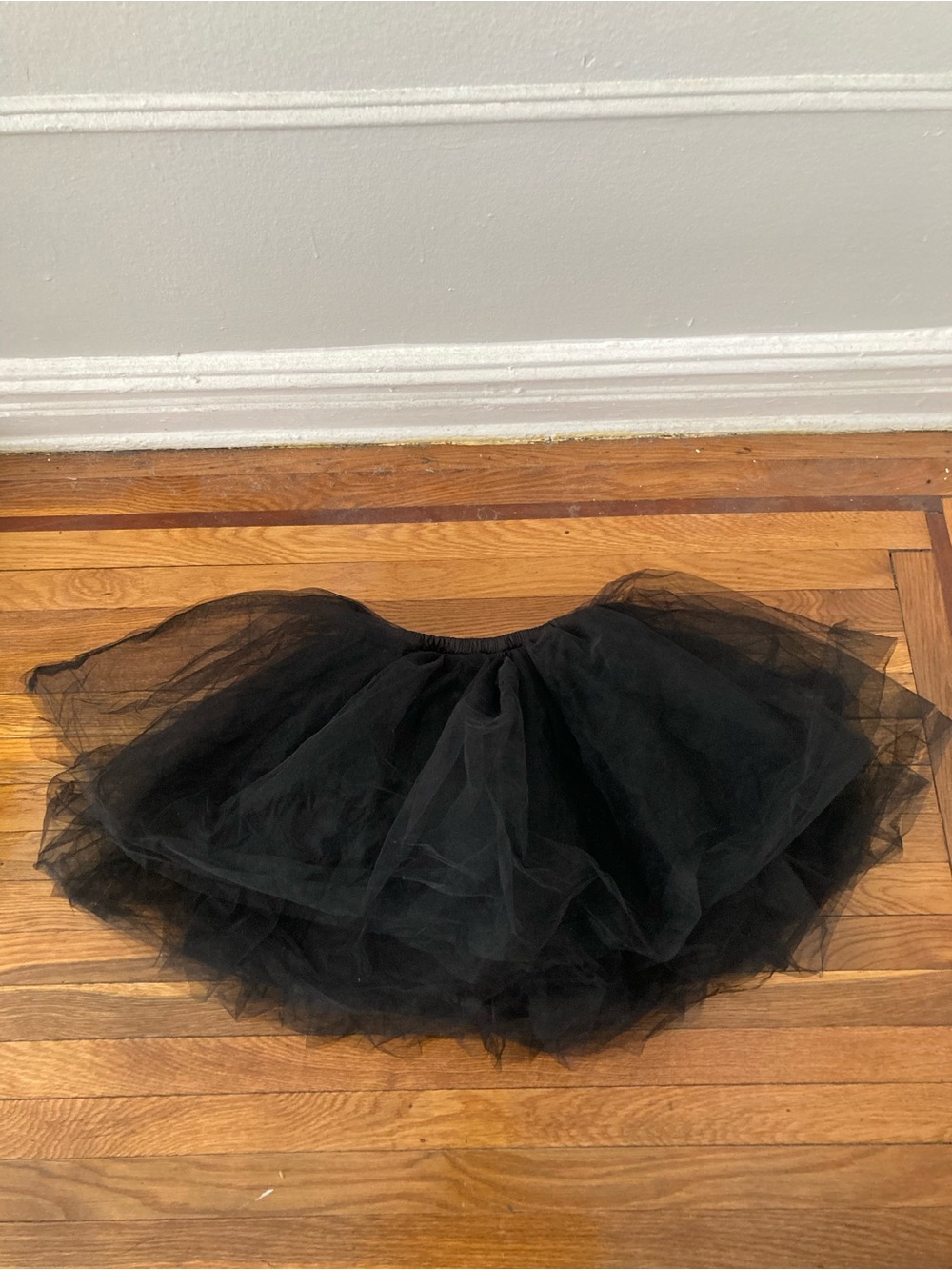 Long Black Tutu Costume
